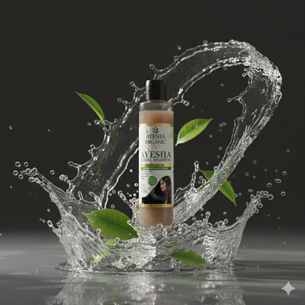 Ayesha Organic Herbal Shampoo – Anti Hair Fall & Strong Roots
